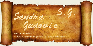 Sandra Gudović vizit kartica